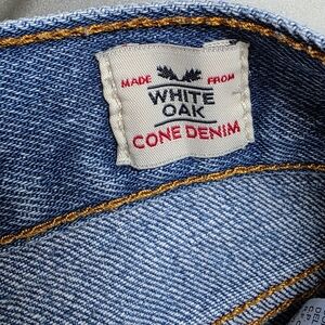 Levi’s White Oak Cone Denim Wedgie Icon Button Fly Raw Hem Jeans 24